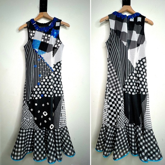 NWT Anthropologie Pankaj & Nidhi Cato Embellished Midi Dress, size 4 - Picture 3 of 7